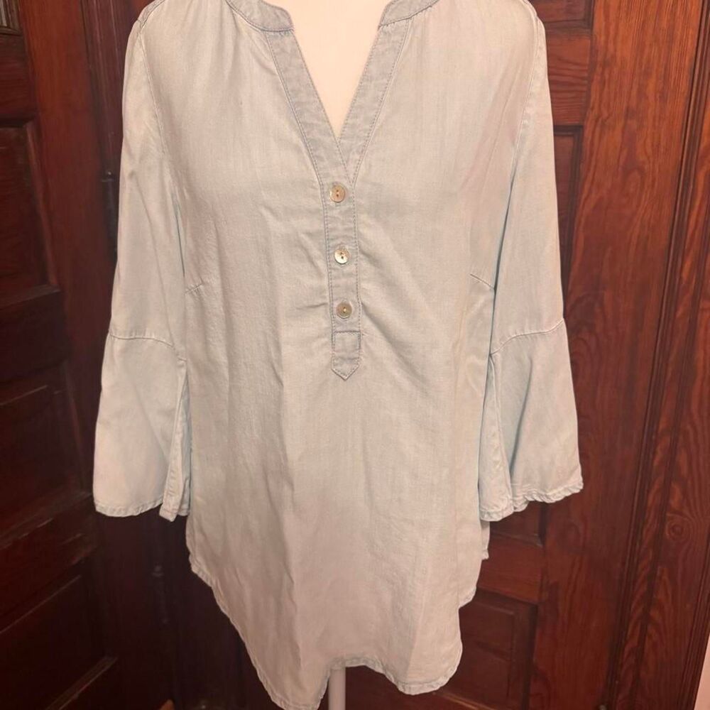 Chico-s Women's Blue Blouse